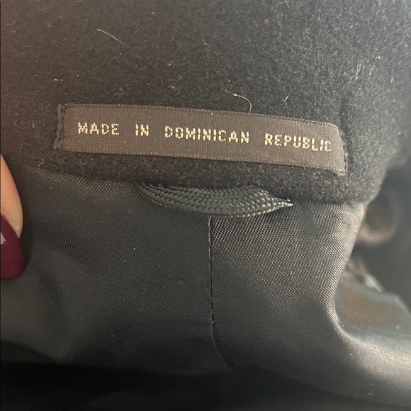 Ralph Ralph Lauren Vintage Men's Black Double-Breasted Pea Coat Size 38R - Picture 10 of 11